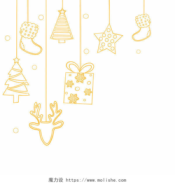圣诞节装饰礼物袜子雪花麋鹿圣诞树平安夜圣诞节
